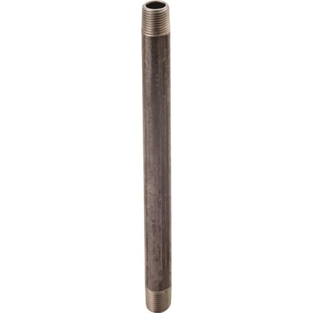 Pipe Nipple Black 1X12